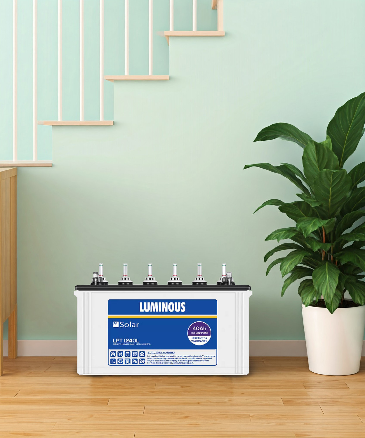 Image of LUMINOUS LPT1240L LPT1240L with 3 Year Warranty Solar Compatible Pure Sine Wave Inverter