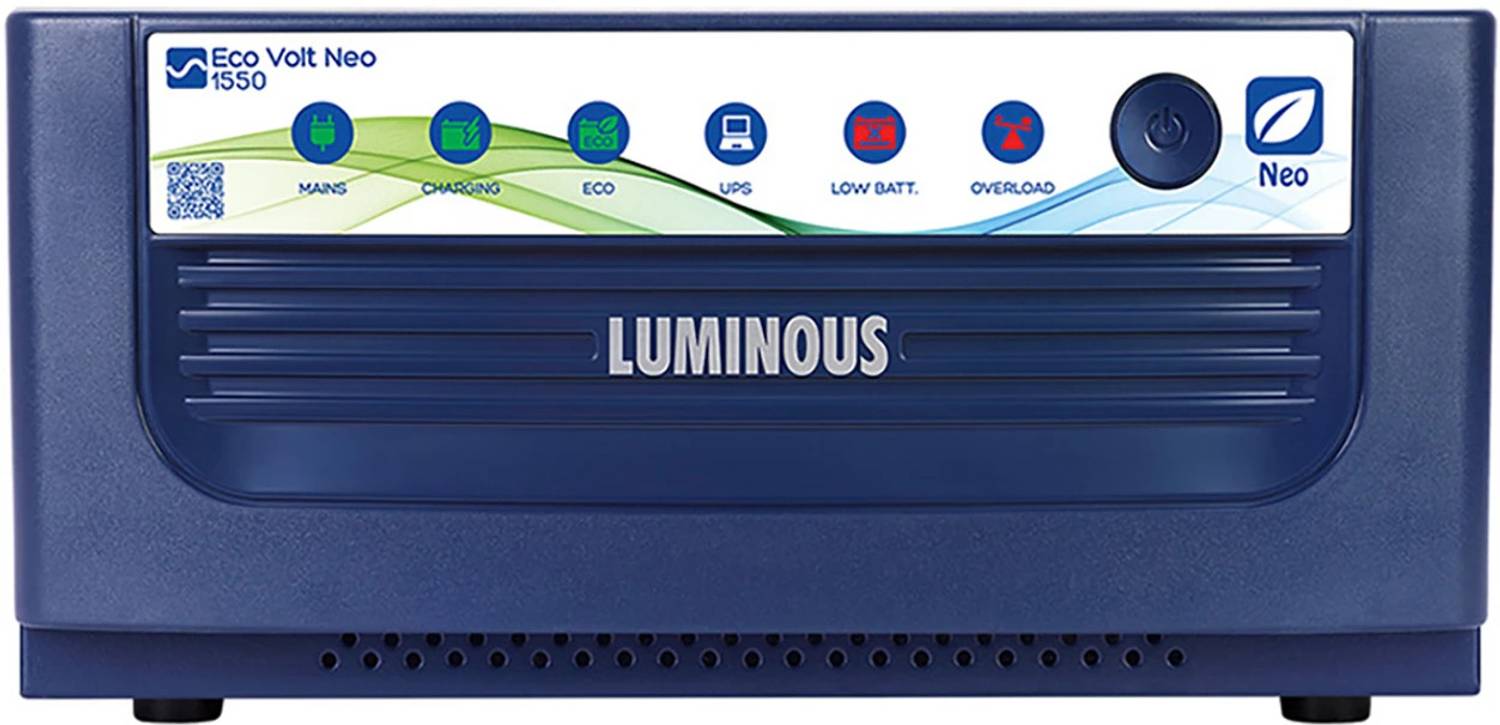 LUMINOUS Eco volt Neo 1550/12V V1 with 36 Months Warranty Pure Sine Wave Inverter