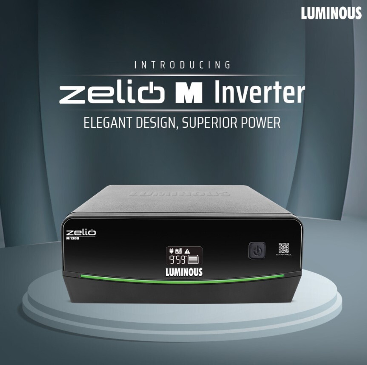 Image of LUMINOUS Zelio M 1300 with 3 Year Warranty Pure Sine Wave Inverter