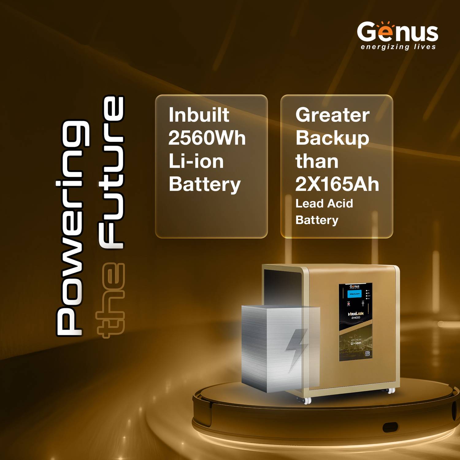 Genus Maxilion 2400 Lithium Ion Battery Inverter - Image 2