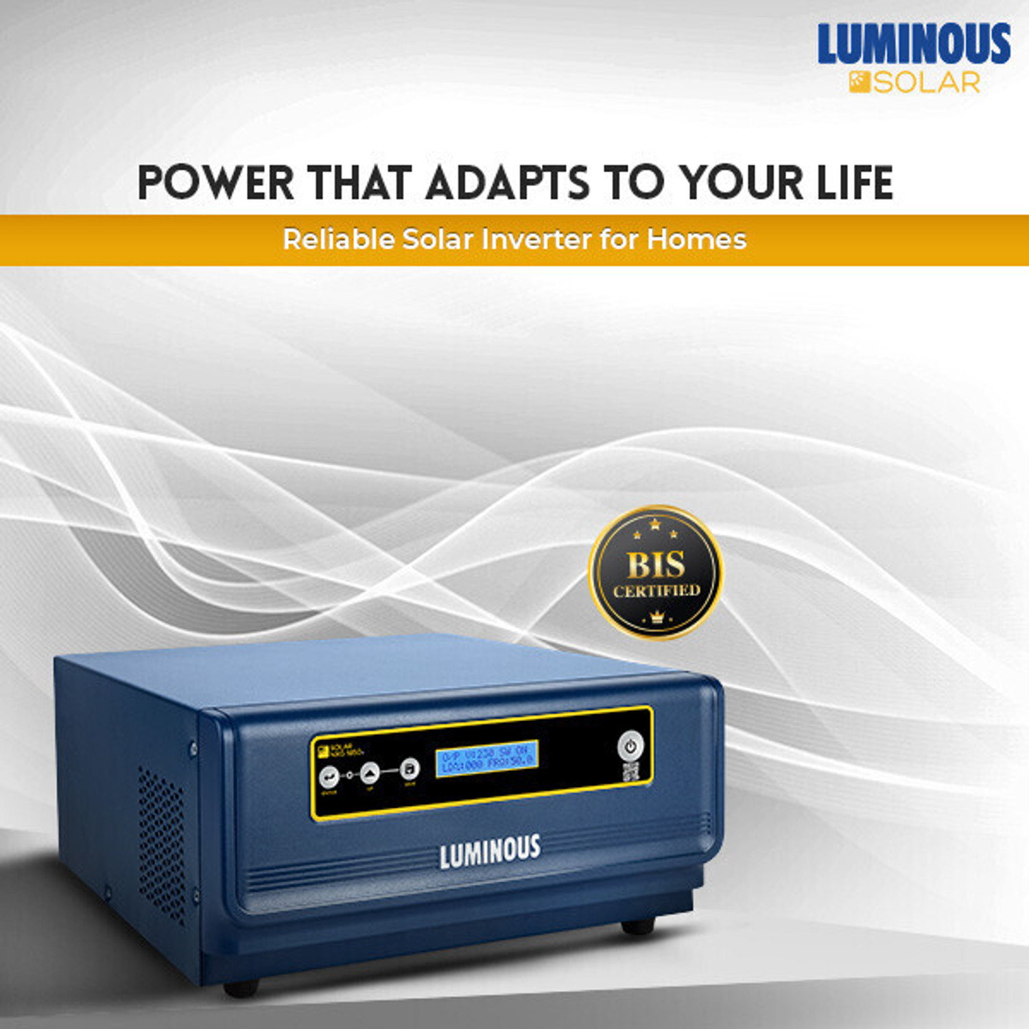 Image of LUMINOUS NXG 1850e with 3 Year Warranty Solar Compatible Pure Sine Wave Inverter