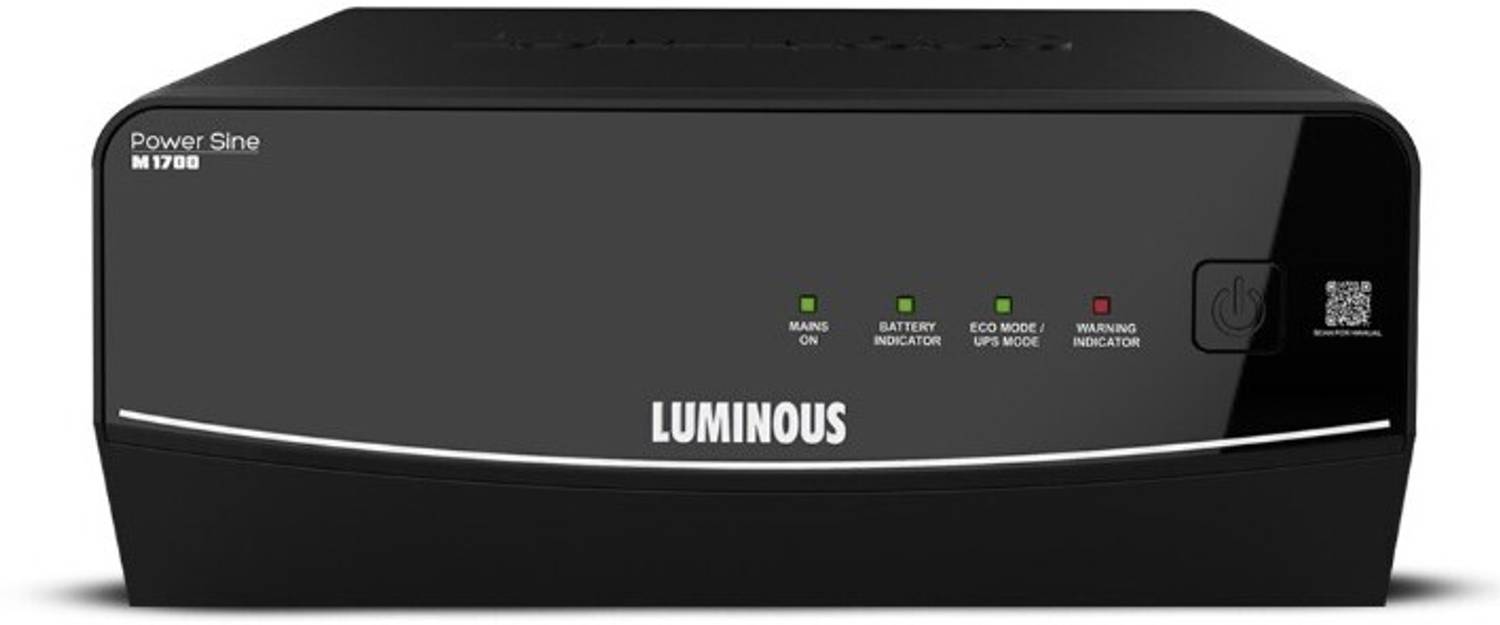 LUMINOUS Power Sine M 1700 with 3 Year Warranty Pure Sine Wave Inverter