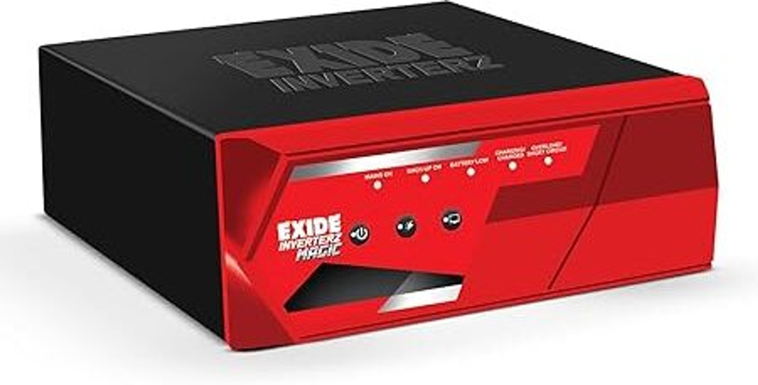 Image of EXIDE Magic1150 /12V Plex Technology Smart Charging LED Display For Homes & Offices Inverter with 42 Months Warranty Square Wave Inverter