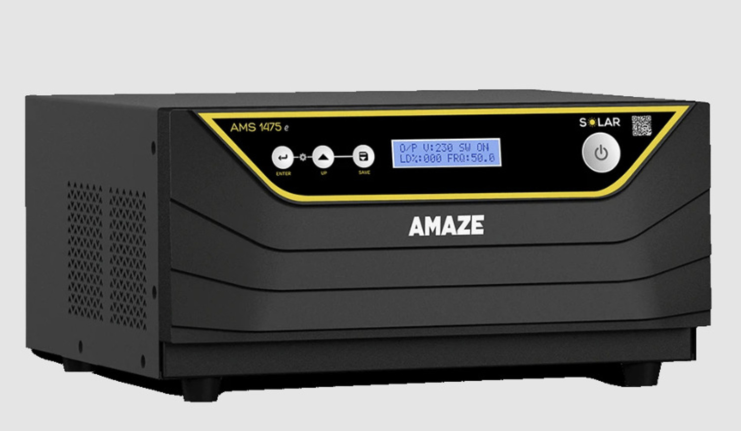 Image of AMAZE AMS 1475E /12V Solar Inverter best for Home and office AMS 1475e with 3 Year Warranty Solar Compatible Pure Sine Wave Inverter