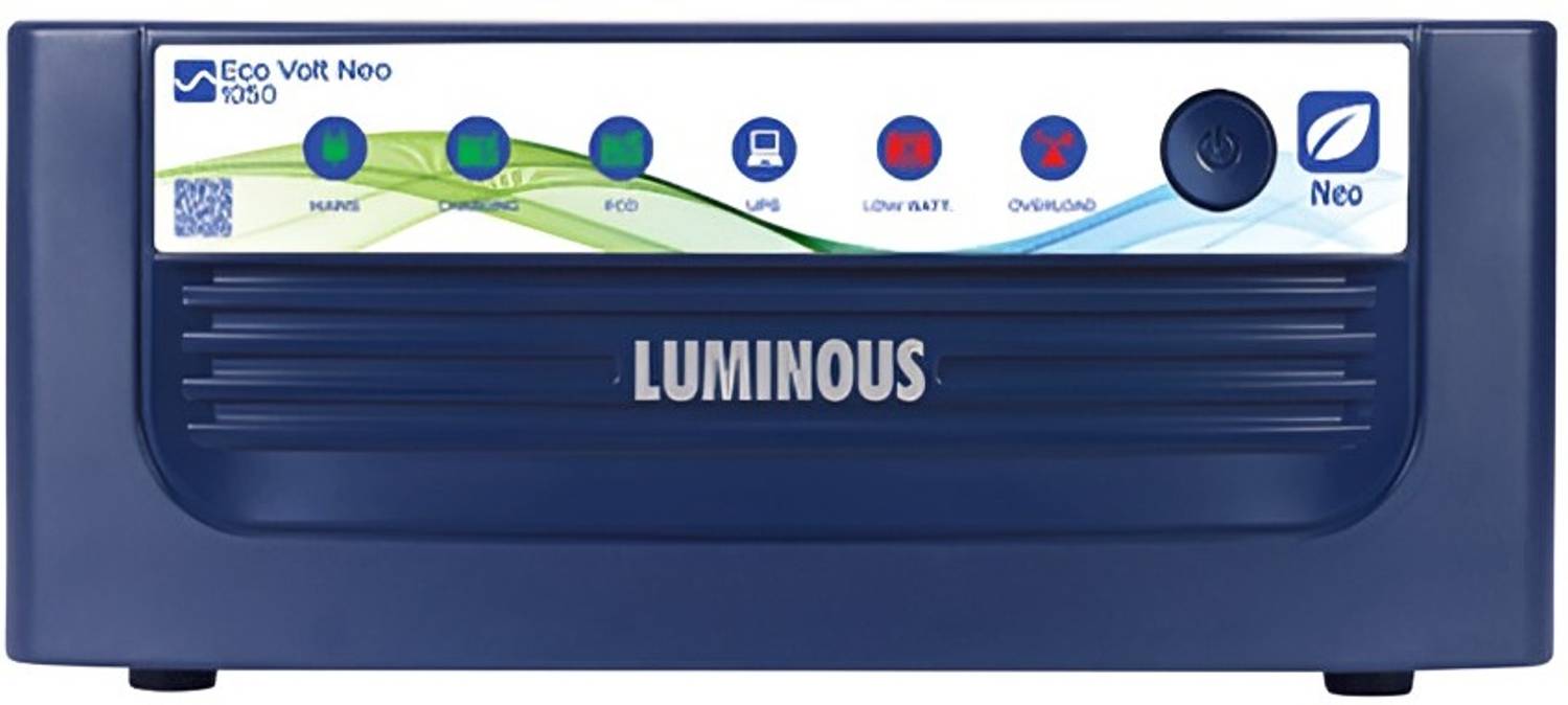 LUMINOUS Eco Volt Neo 1050 with 24 Months Warranty Pure Sine Wave