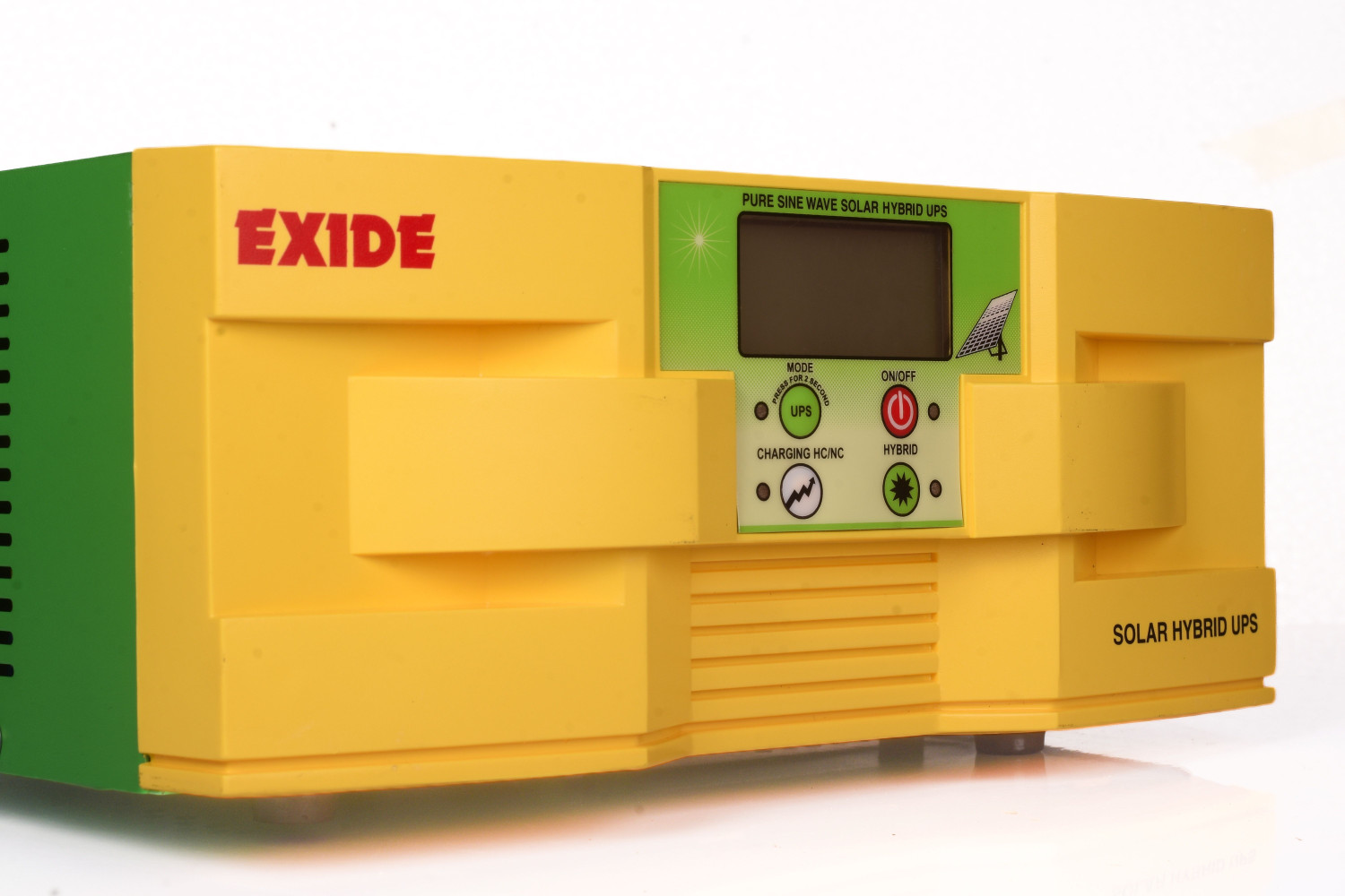 Image of EXIDE Exide1100 Solar Hybrid UPS Inverter, Dual Mode Operation, LCD Display, SH 1100 PST with 2 Year Warranty Solar Compatible Pure Sine Wave Inverter