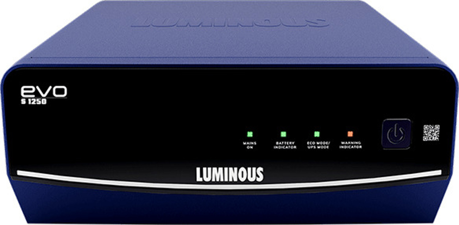 Image of LUMINOUS Evo S 1250 with 36 Months Warranty Pure Sine Wave Inverter