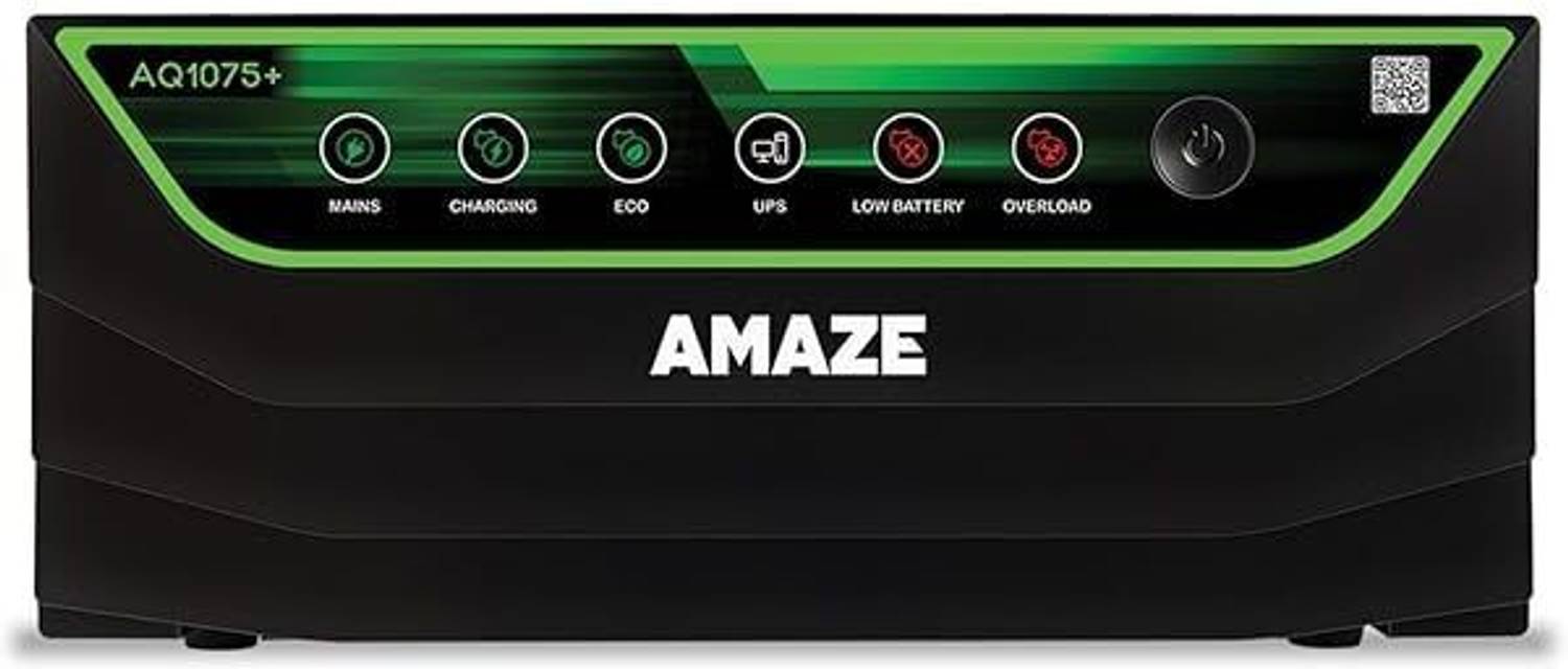 AMAZE AQ1075/12V Inverter best inverter for home and office AQ1075