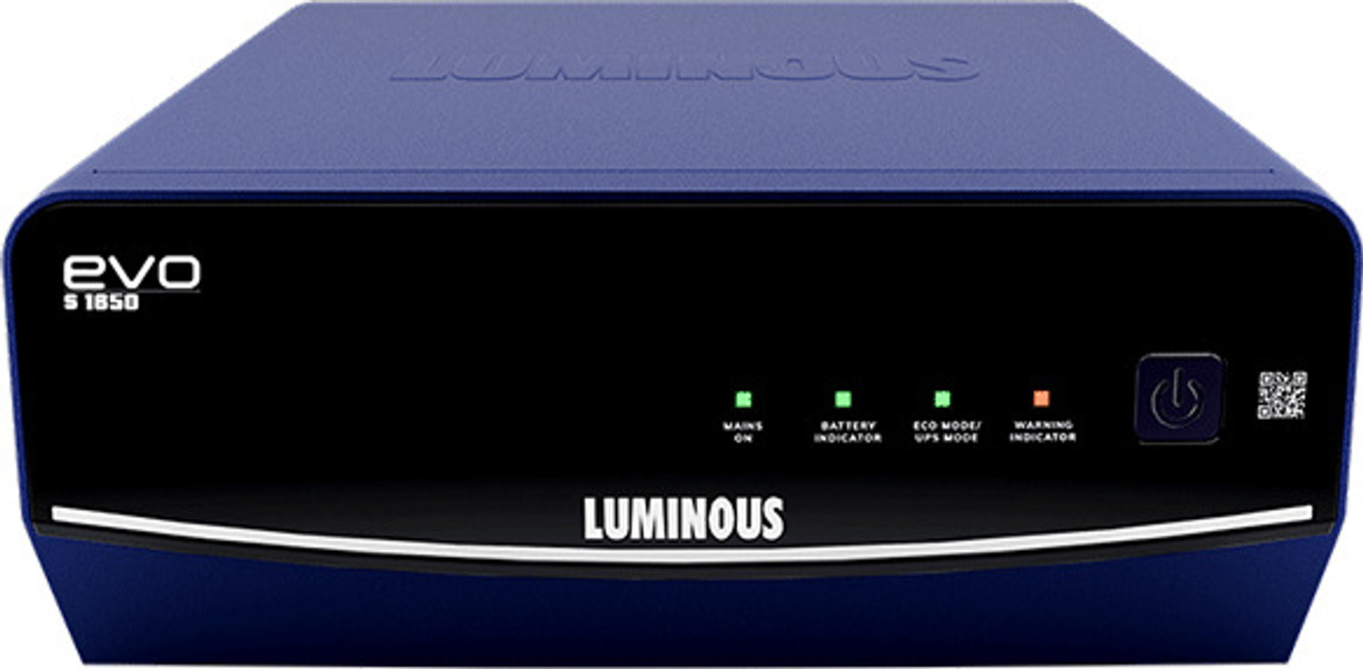 Image of LUMINOUS Luminous Evo S 1650 /24V Inverter with 36 Months Warranty Pure Sine Wave Inverter