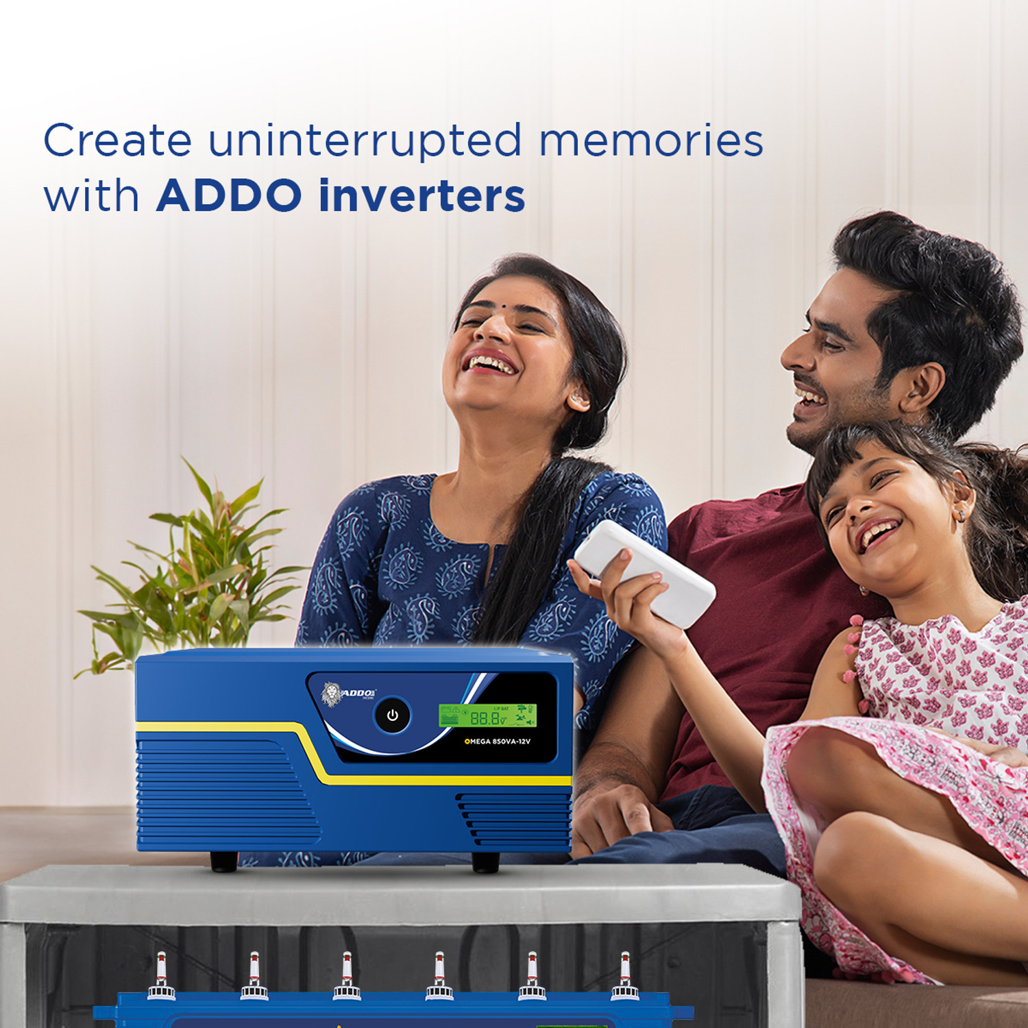 Image of Addo Omega 850VA-12 with 36 Months Warranty Pure Sine Wave Inverter