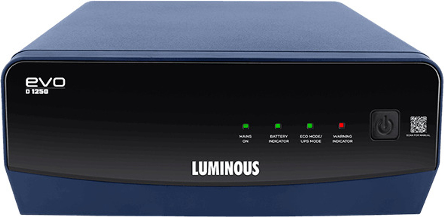 Image of LUMINOUS EVO D 1250 Evo D 1250 /12V with 3 Year Warranty Square Wave Inverter