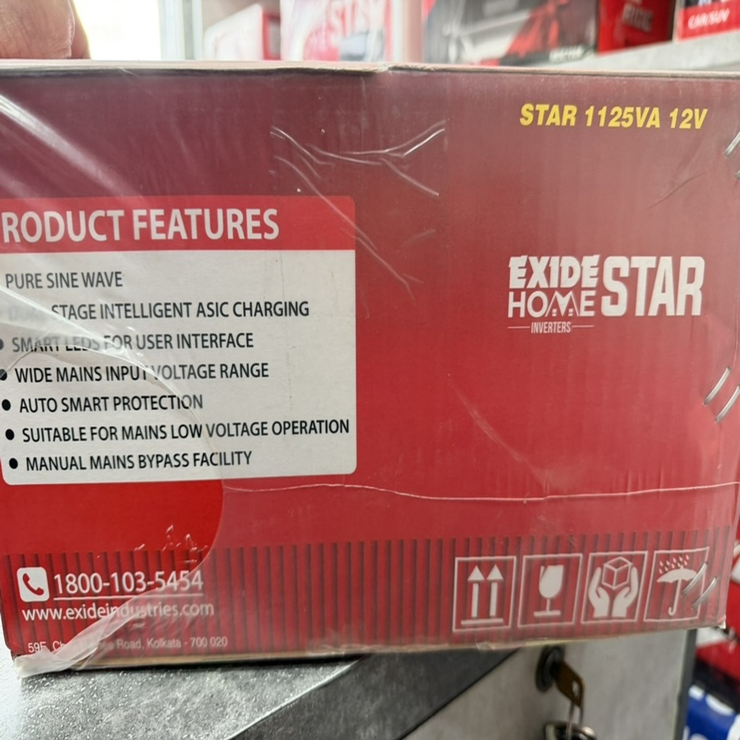 Image of EXIDE STAR 1125VA 12V with 42 Months Warranty Pure Sine Wave Inverter