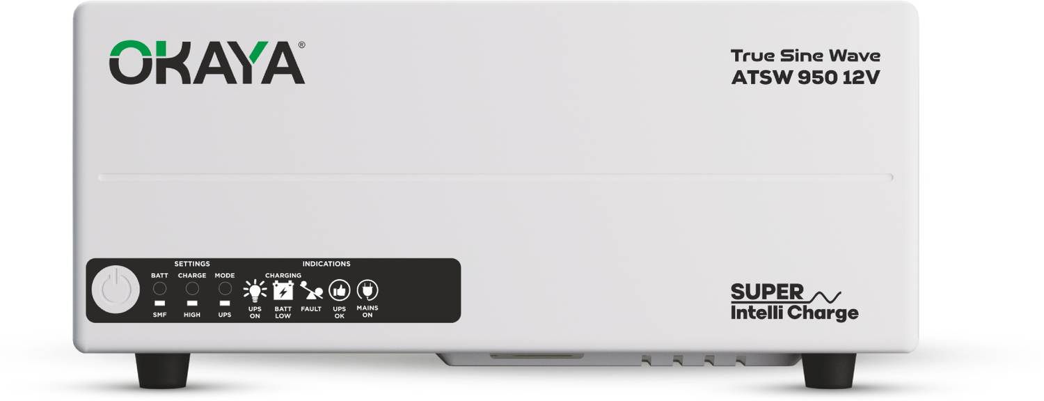 OKAYA Advanced True Sine Wave VA Rating: 700 VA / 12V 560 Watt