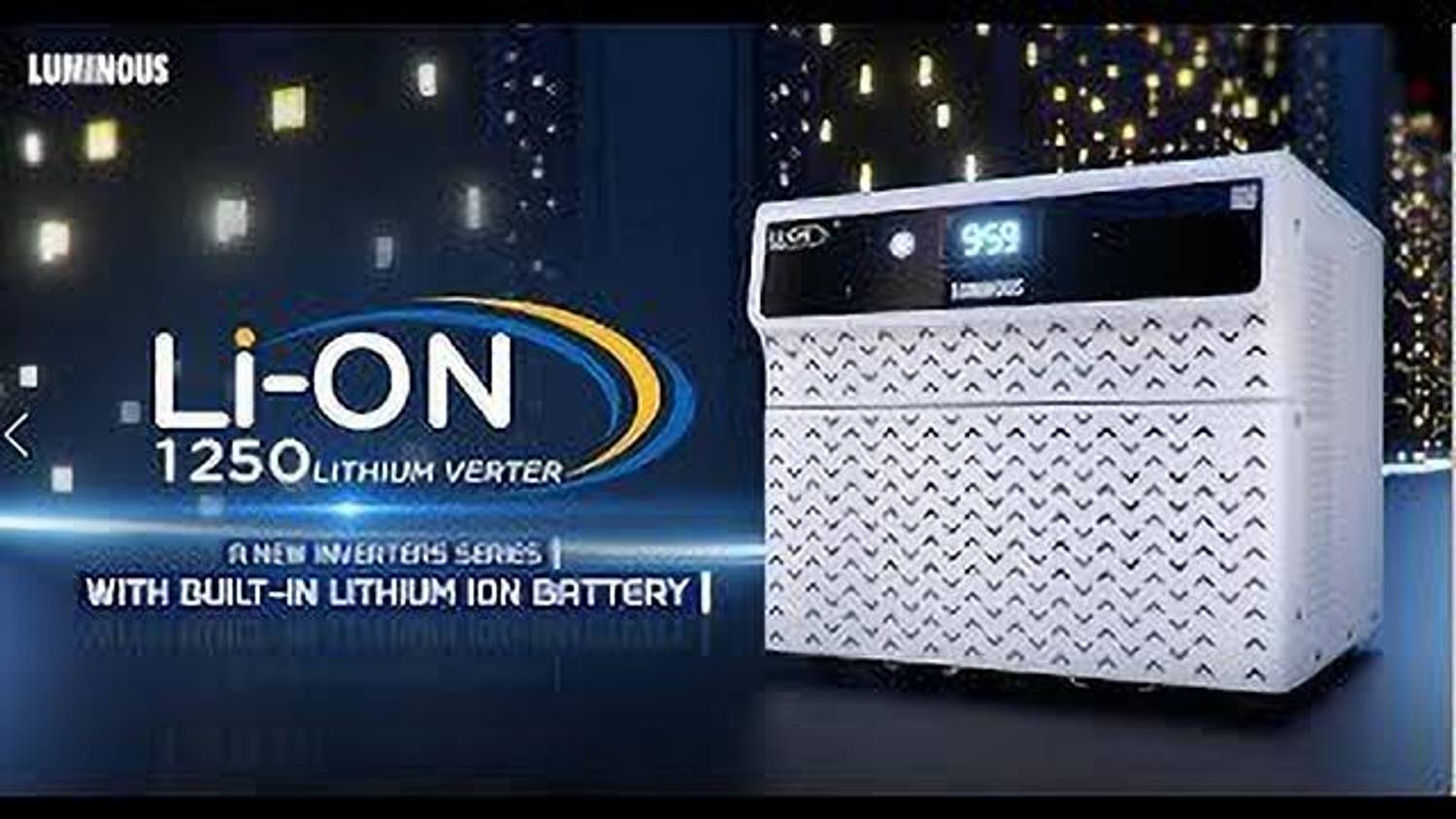 LUMINOUS Lion 1250 with 60 Months Warranty Pure Sine Wave Inverter