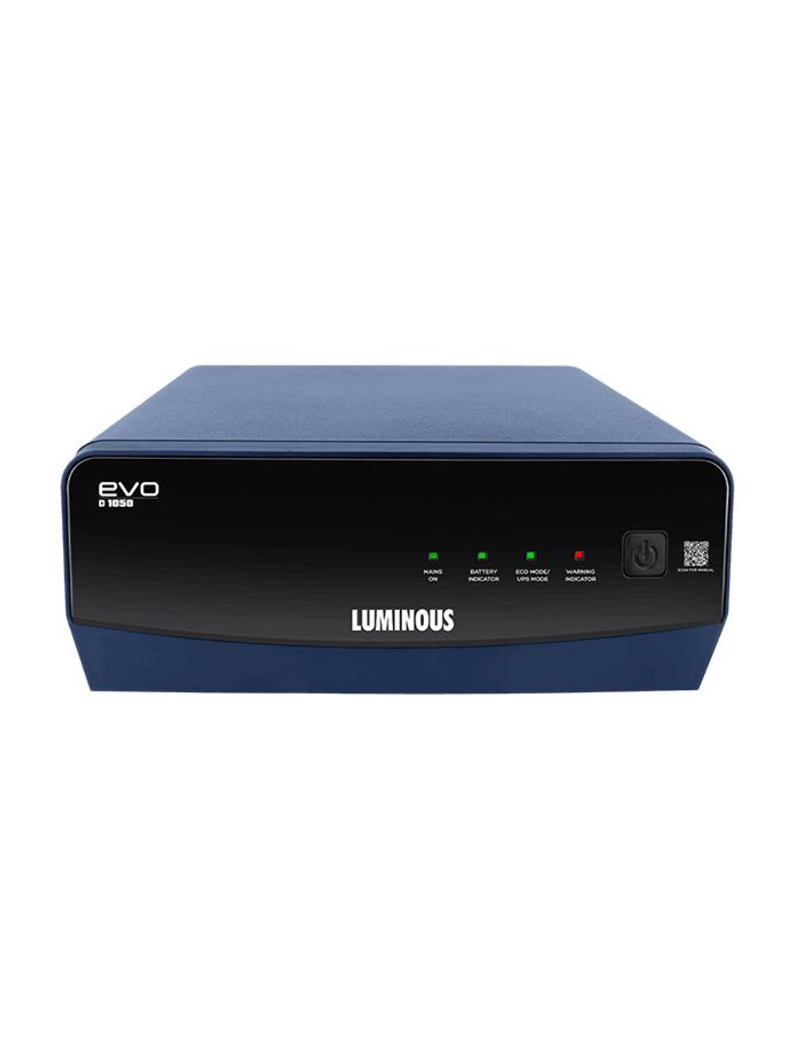Image of LUMINOUS Evo D 1050 /12V Evo D 1050 with 36 Months Warranty Square Wave Inverter (1050 VA)
