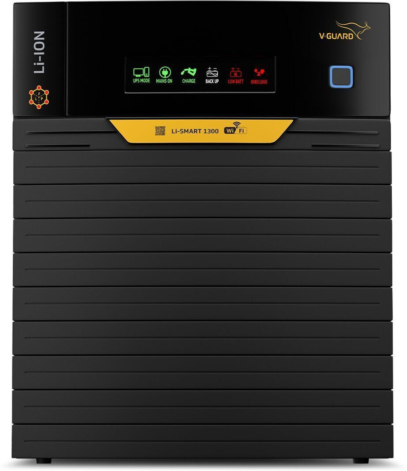 Image of V-Guard Li-Smart 1300 Inverter with In-Built Li-ion Battery & App Control Li-Smart with 5 Year Warranty Pure Sine Wave Inverter