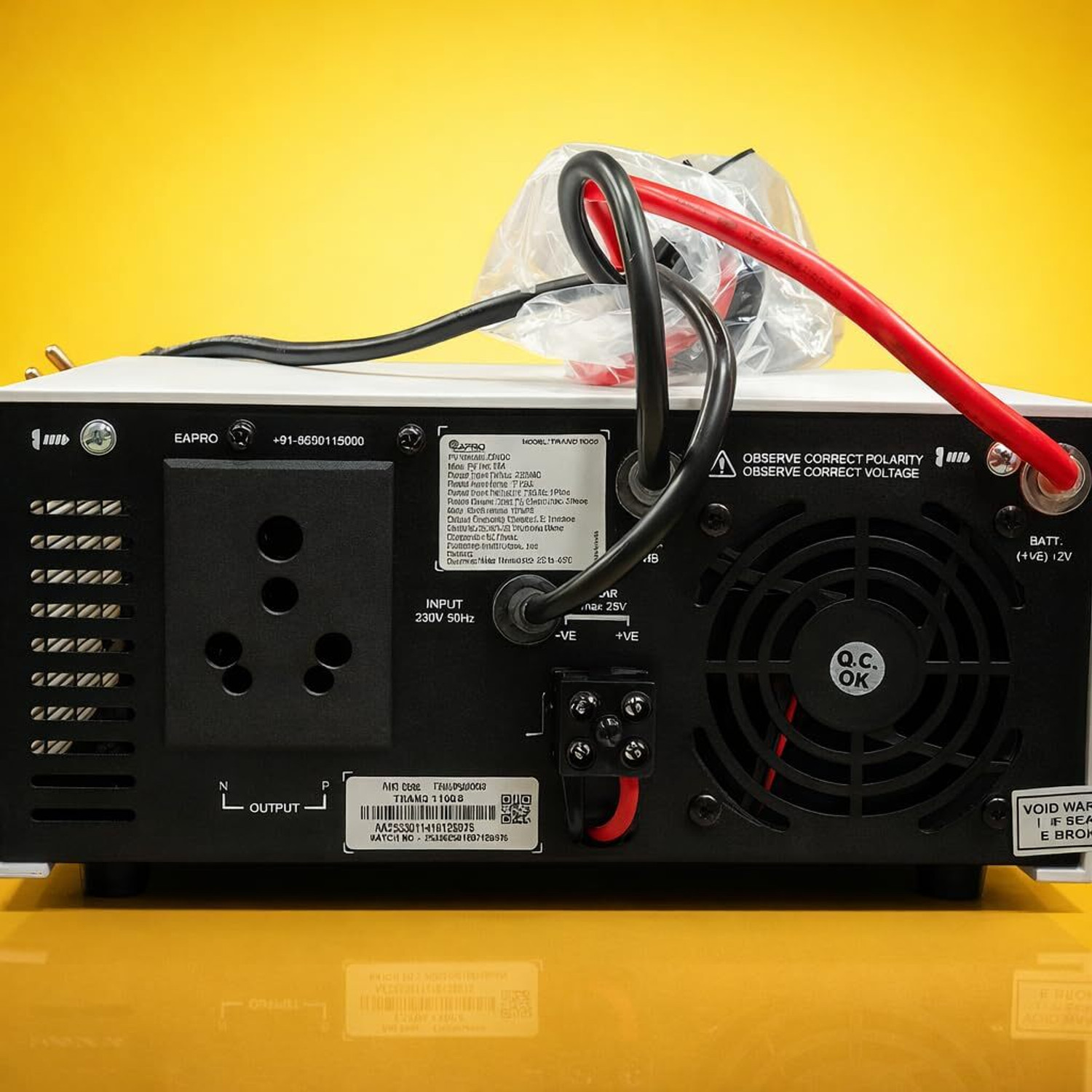 Image of eapro TRANO 1100S TRANO 1100S with 36 Months Warranty Solar Compatible Pure Sine Wave Inverter (950 VA)