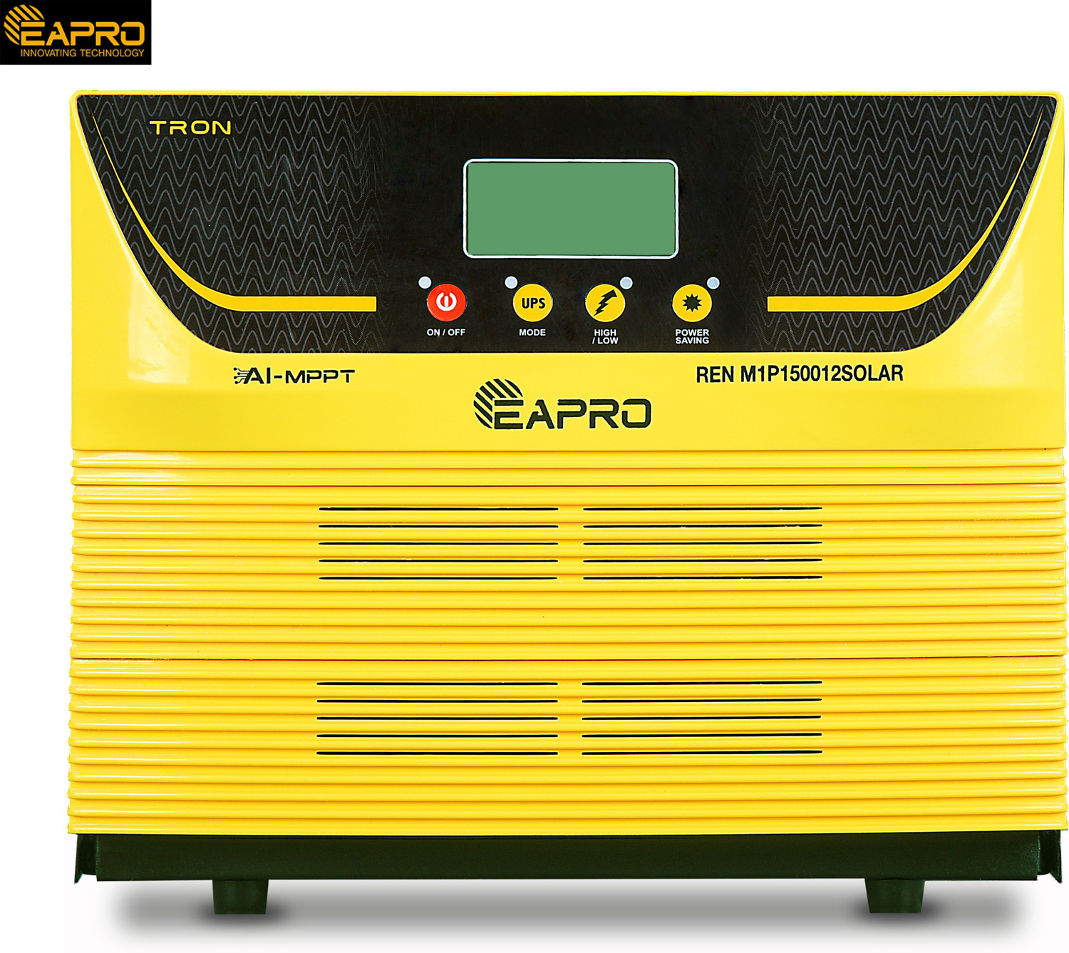 Image of eapro 1500 AI MPPT, 12V Single Battery Support, 1200W Solar Panel Support REN M1P150012SOLAR with 30 Months Warranty Solar Compatible Pure Sine Wave Inverter