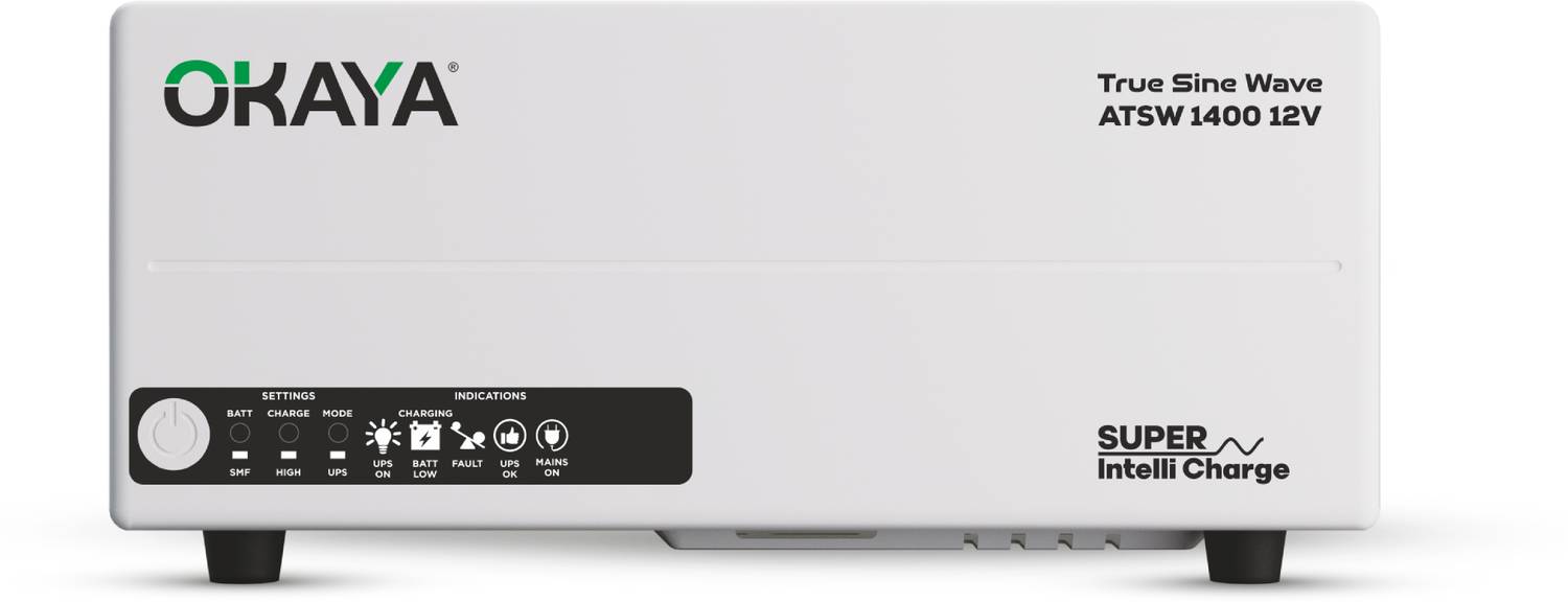 Okaya Advanced True Sine Wave VA Rating: 1150 VA / 12V 920 Watt