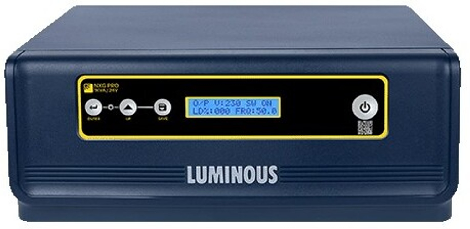 Image of LUMINOUS NXG PRO 1KVA /24V with 3 Year Warranty Solar Compatible Pure Sine Wave Inverter