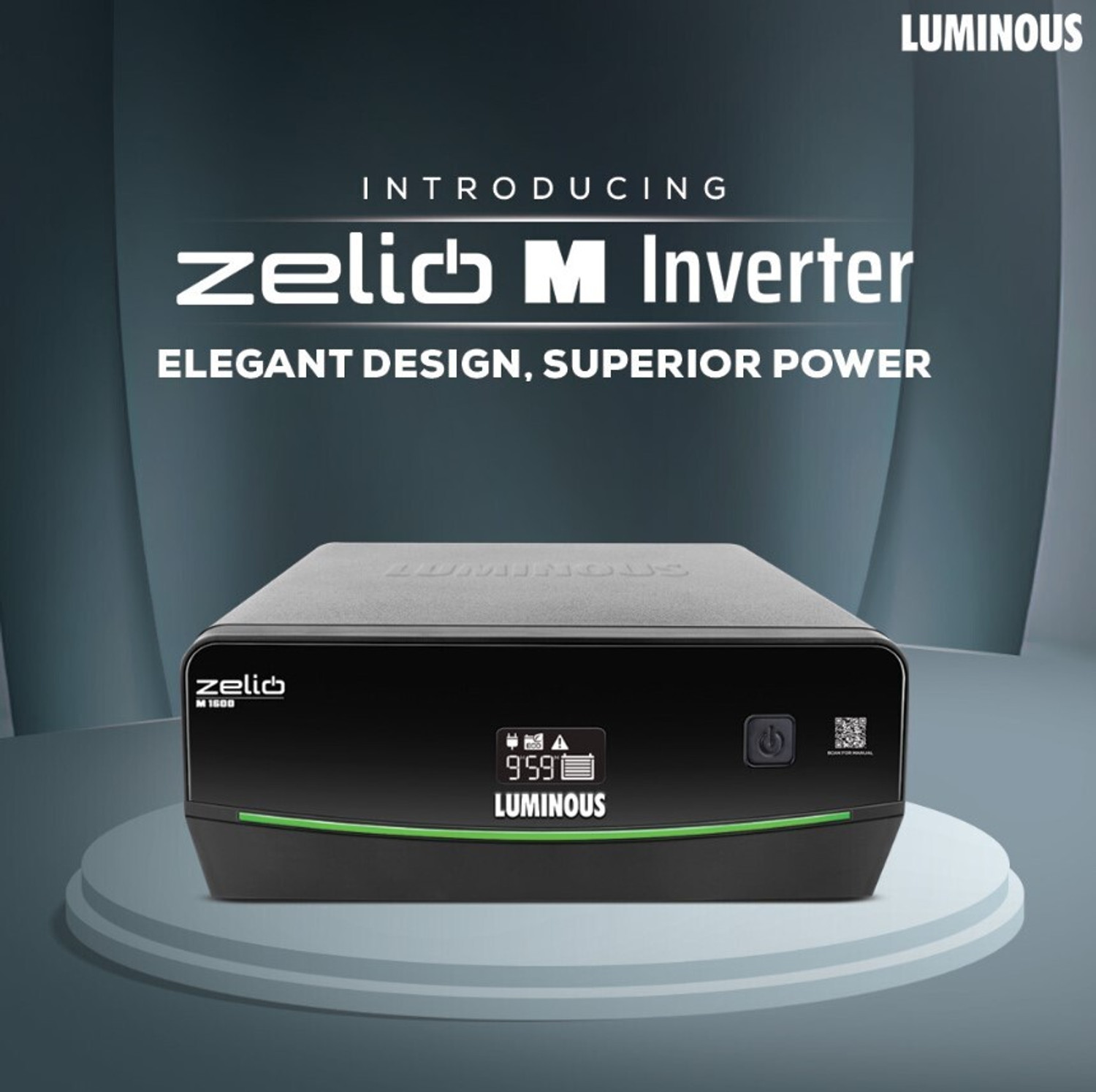 Image of LUMINOUS Zelio M 1600 with 2 Year Warranty Pure Sine Wave Inverter
