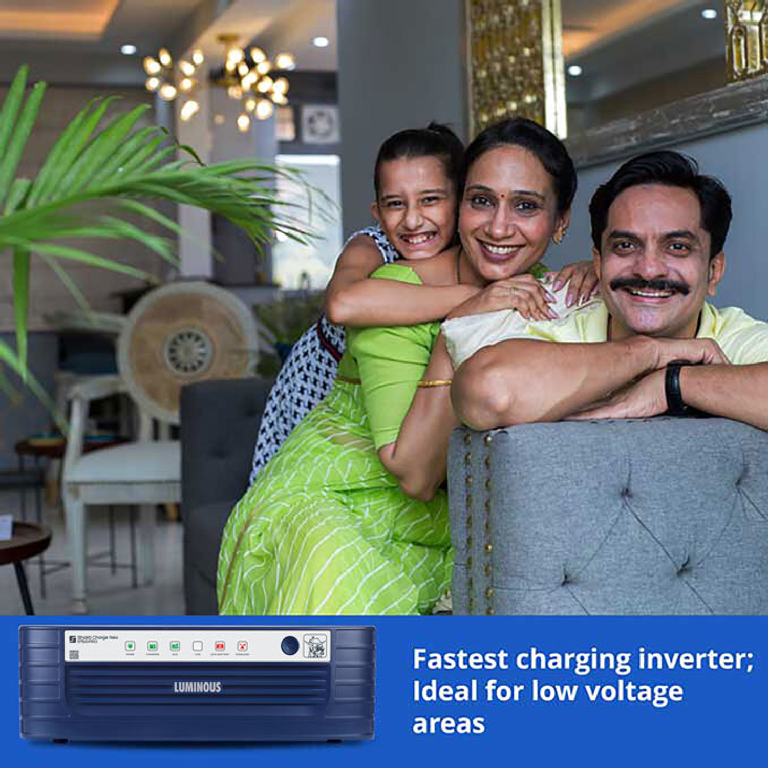 Image of LUMINOUS Shakti Charge Neo 1750 Pro Shakti Charge Neo 1750 Pro with 36 Months Warranty Square Wave Inverter