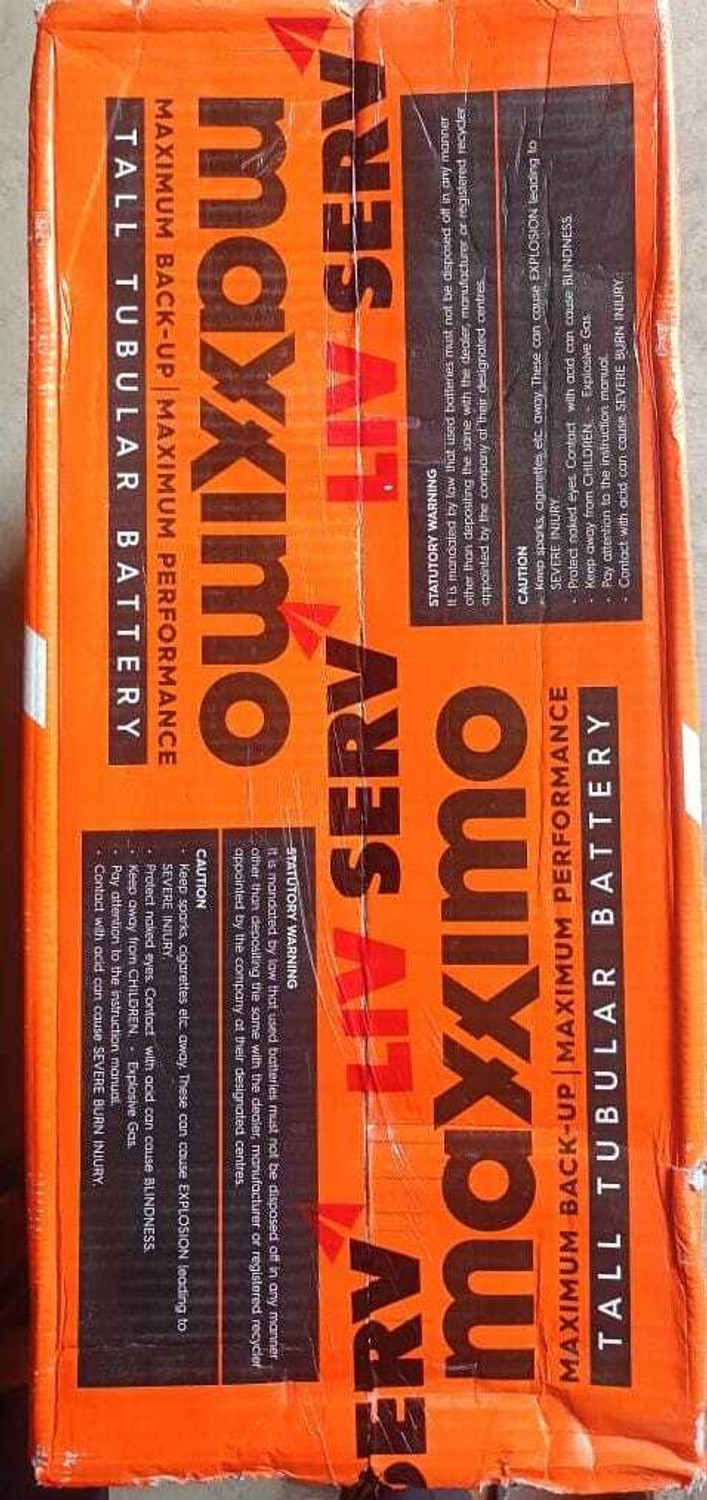 Image of Livfast 280Ah Tall Tubular Inverter Battery MXTT 3160 with 60 Months Warranty Pure Sine Wave Inverter