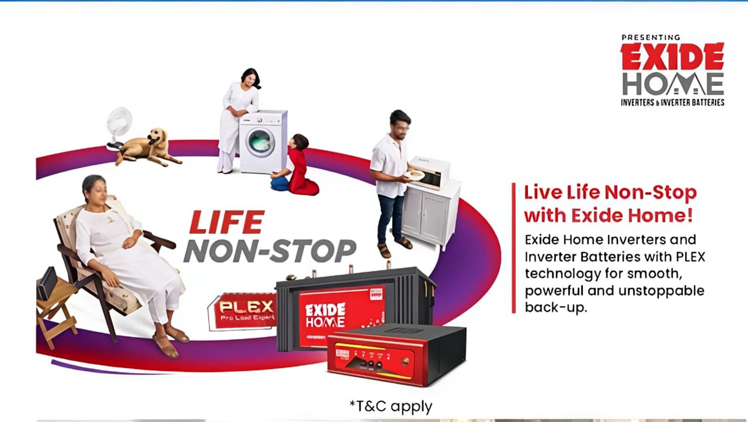 Image of EXIDE Magic N-Magic800VA12V with 42 Months Warranty Square Wave Inverter