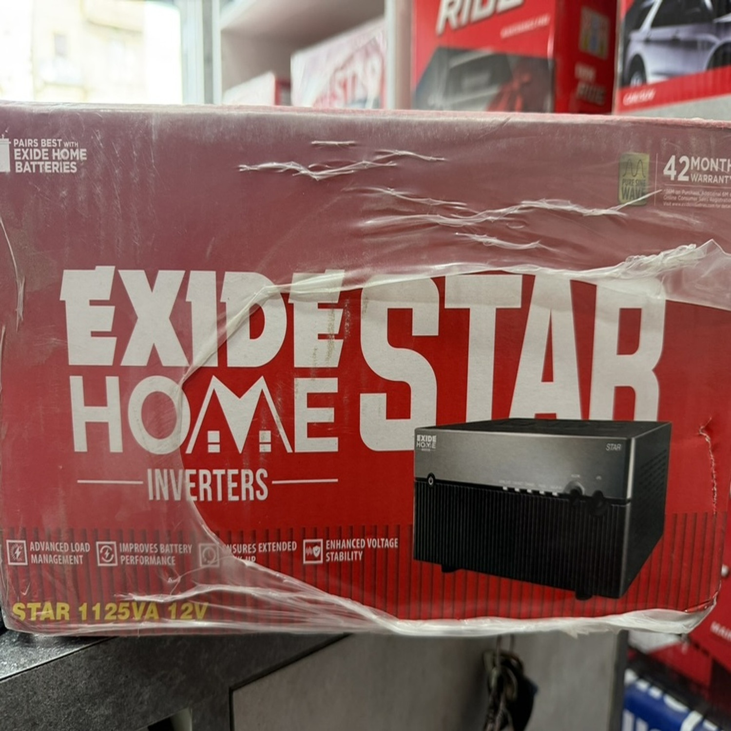 Image of EXIDE STAR 1125VA 12V with 42 Months Warranty Pure Sine Wave Inverter