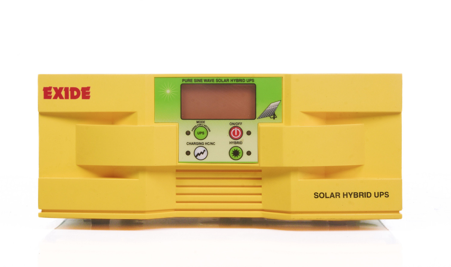 Image of EXIDE Exide1100 Solar Hybrid UPS Inverter, Dual Mode Operation, LCD Display, SH 1100 PST with 2 Year Warranty Solar Compatible Pure Sine Wave Inverter