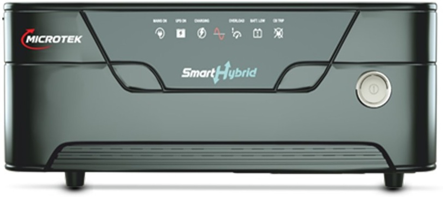 Image of Microtek SMART HYBRID UPS 1275 12V (UPS SMART HYBRID 1275 12V) with 3 Year Warranty Solar Compatible Pure Sine Wave Inverter