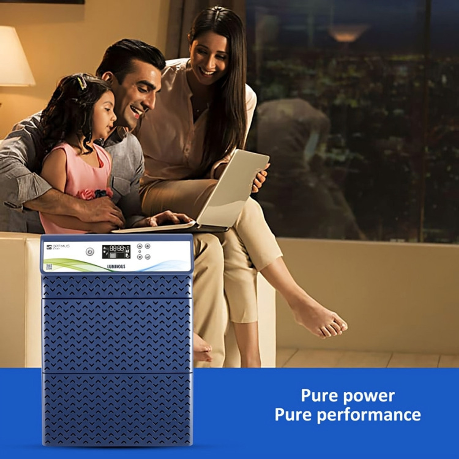 Image of LUMINOUS Optimus 6500+ Optimus 6500+ with 36 Months Warranty Pure Sine Wave Inverter