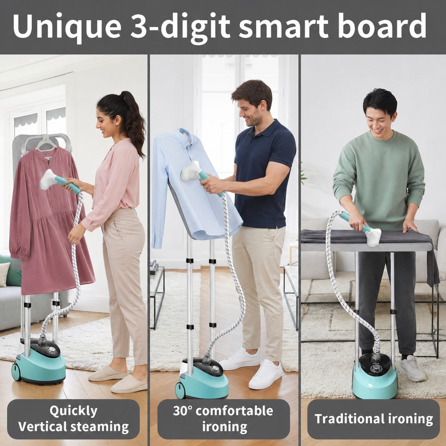 Image of Ochitya Steam iron with stand 2000 W Garment Steamer