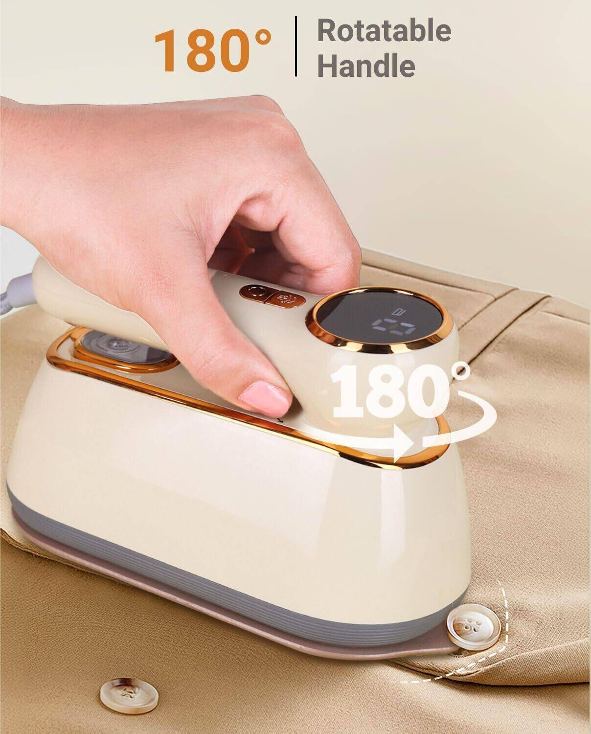 DOCOSS 1500W Portable Steam Iron - Image 3