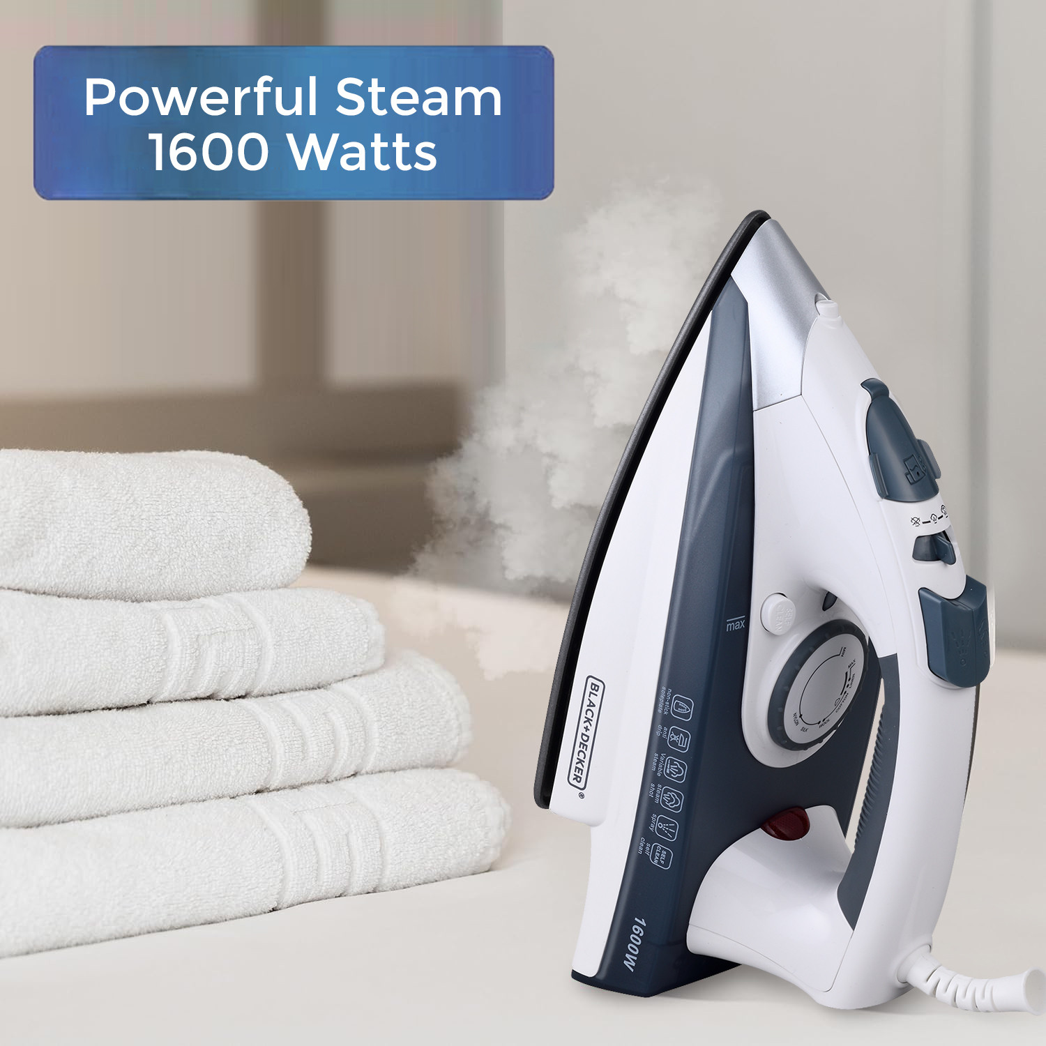 Image of BLACK+DECKER BXIR1603IN 1600 W Steam Iron