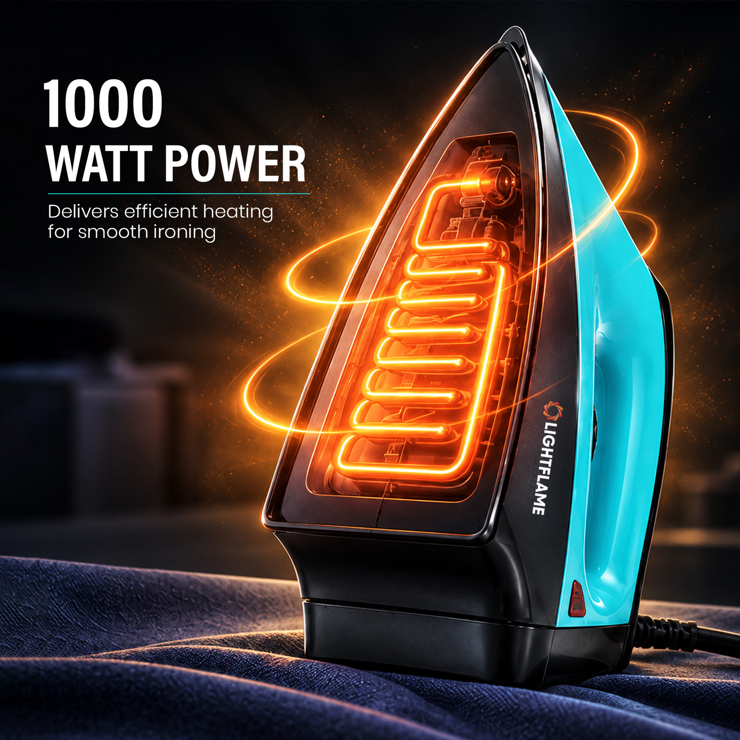 Image of LIGHTFLAME Foresto 1000 W Dry Iron
