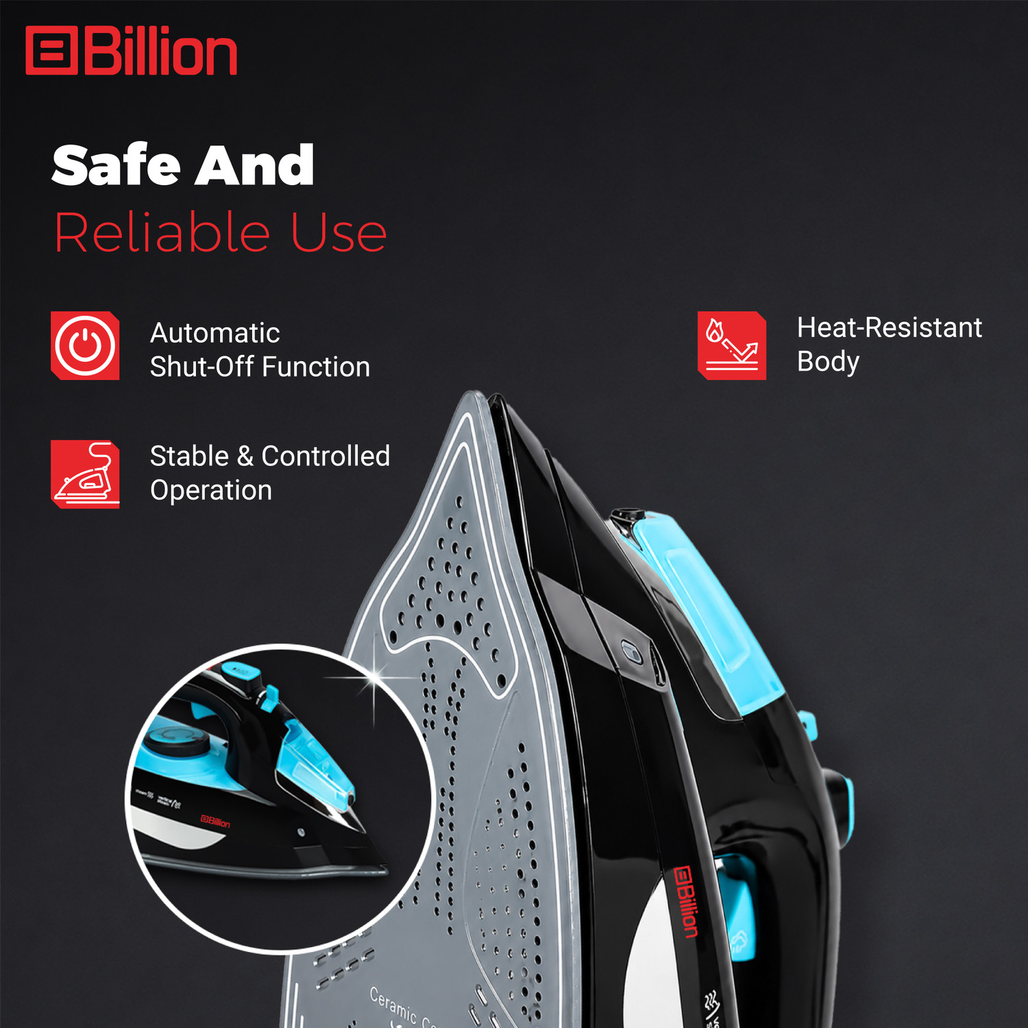Image of Billion Glide Pro 2000 W Steam Iron