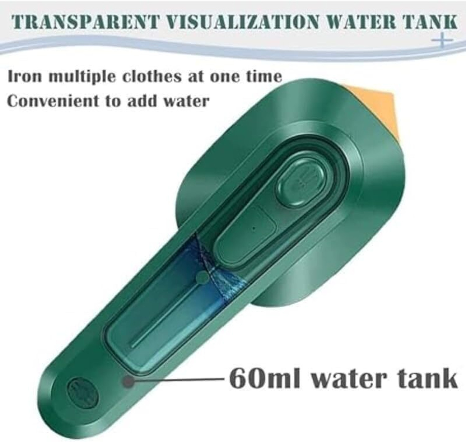 Image of PRIVATECAVE Portable Handheld Steam Iron for Clothes | Mini Travel Garment Steamer 420 W Garment Steamer