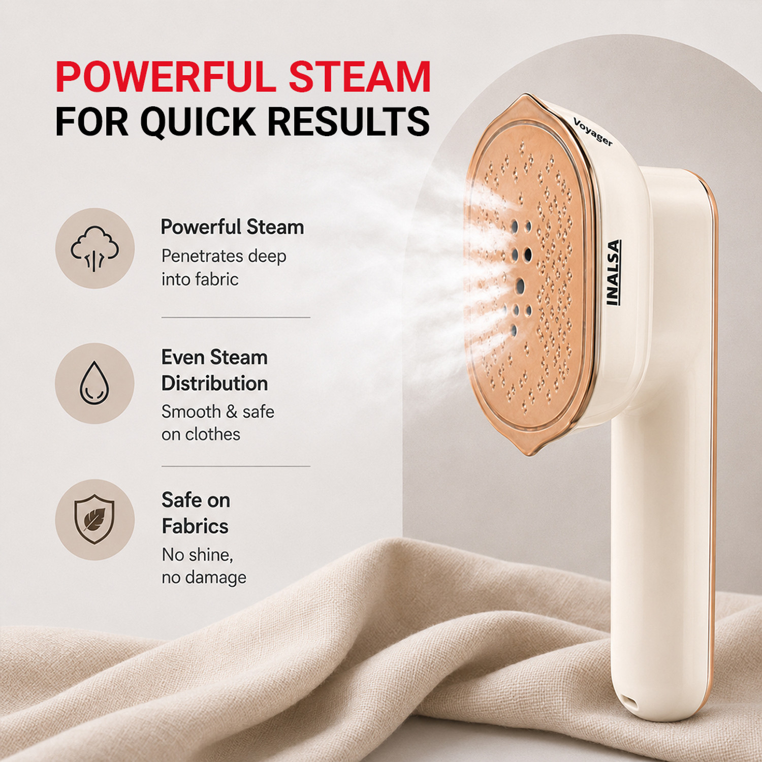 Image of Inalsa Voyager 1200 W Garment Steamer