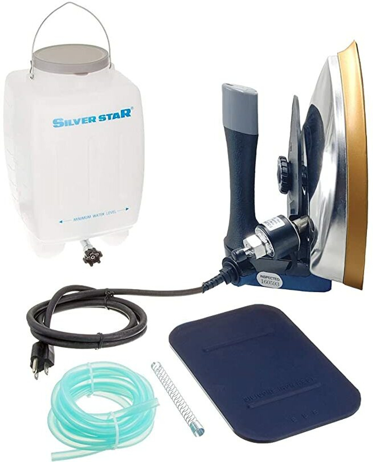 Image of SILVER STAR STEAM 1800W [New Model 2023] 4 ltr water tank 1800 W Steam Iron with teflone shue 1800 W Steam Iron