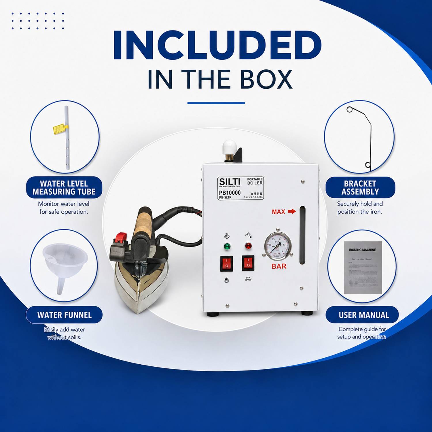 DELHI STEAM TRADERS 5L Portable Steam Boiler - Image 5