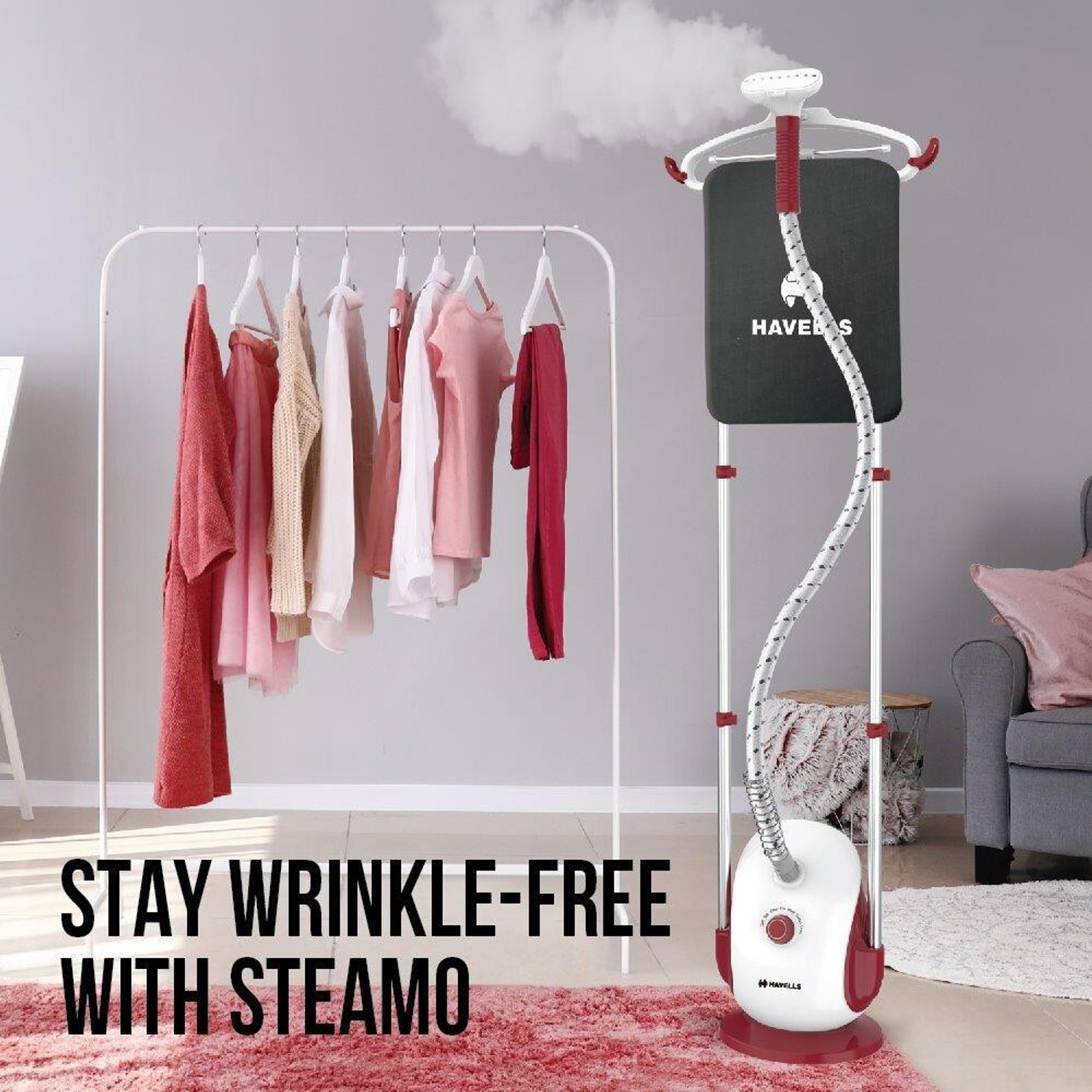 Image of HAVELLS by Havells STEAMO 1800 W, Garment Steamer 1800 W Garment Steamer