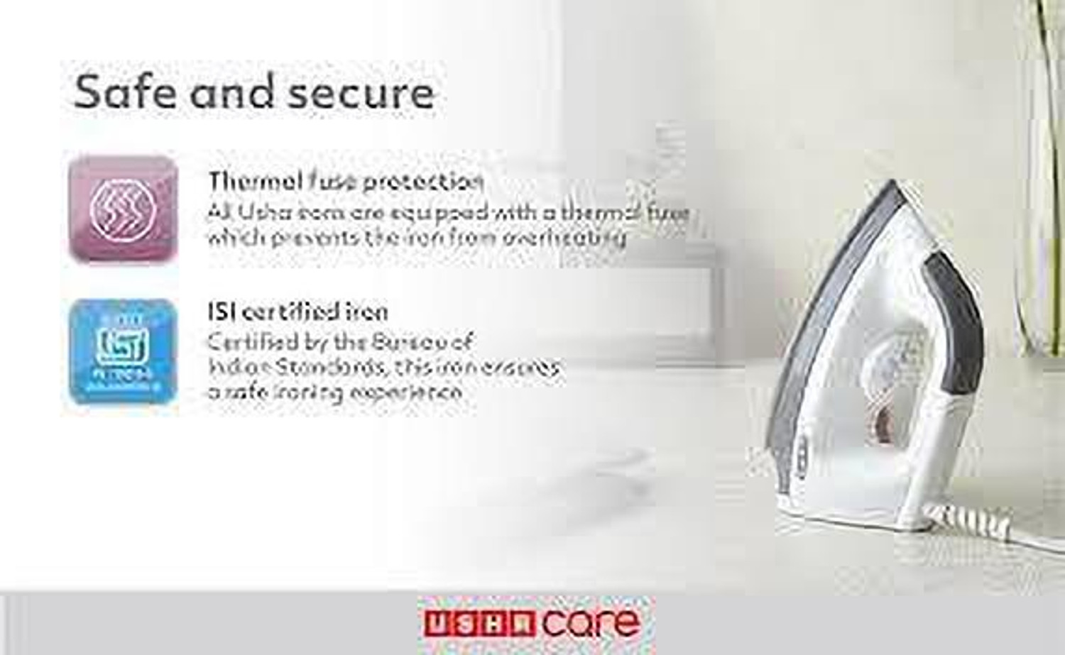 Image of USHA EL 1602 1000 W Dry Iron