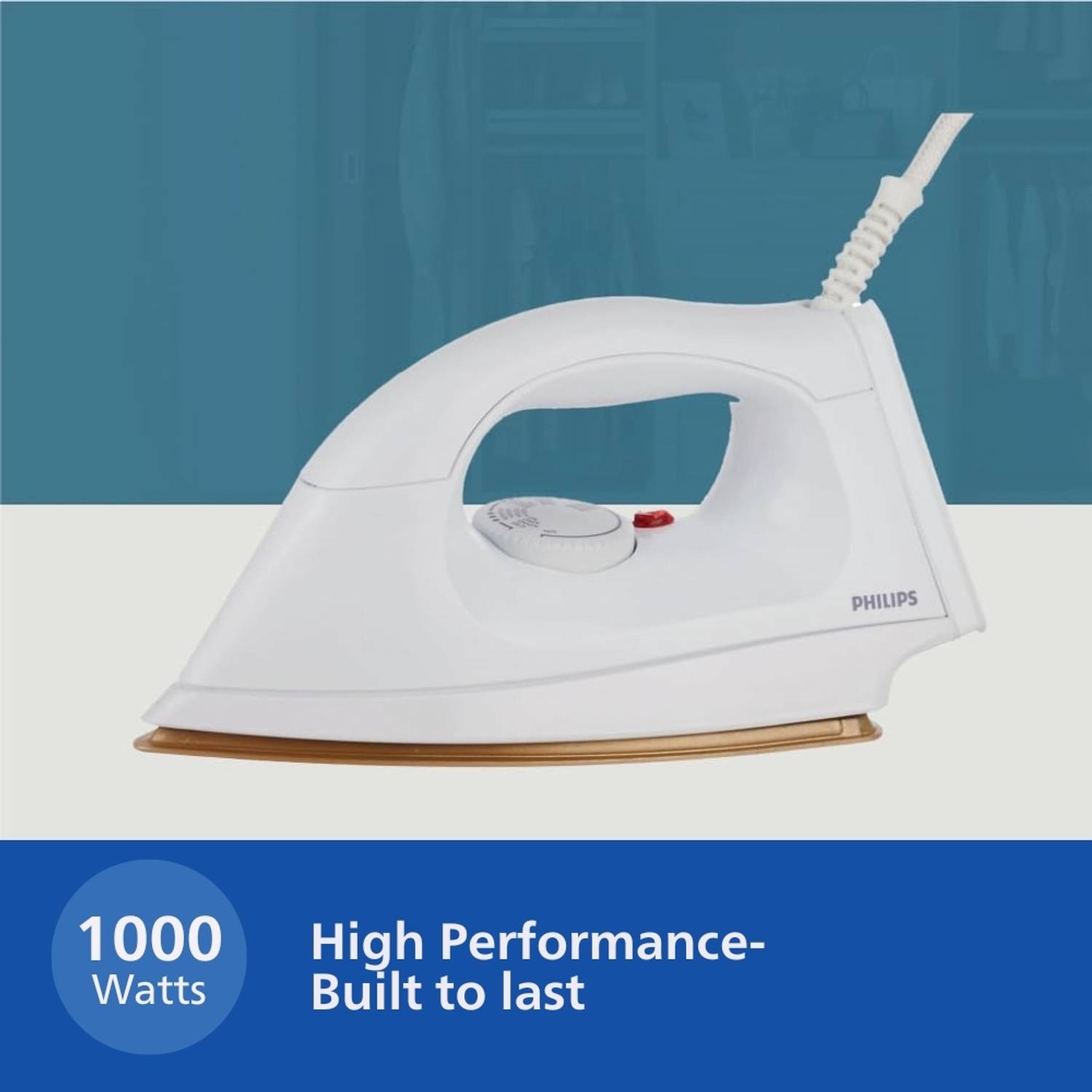PHILIPS HI114 1000W Dry Iron - Image 2