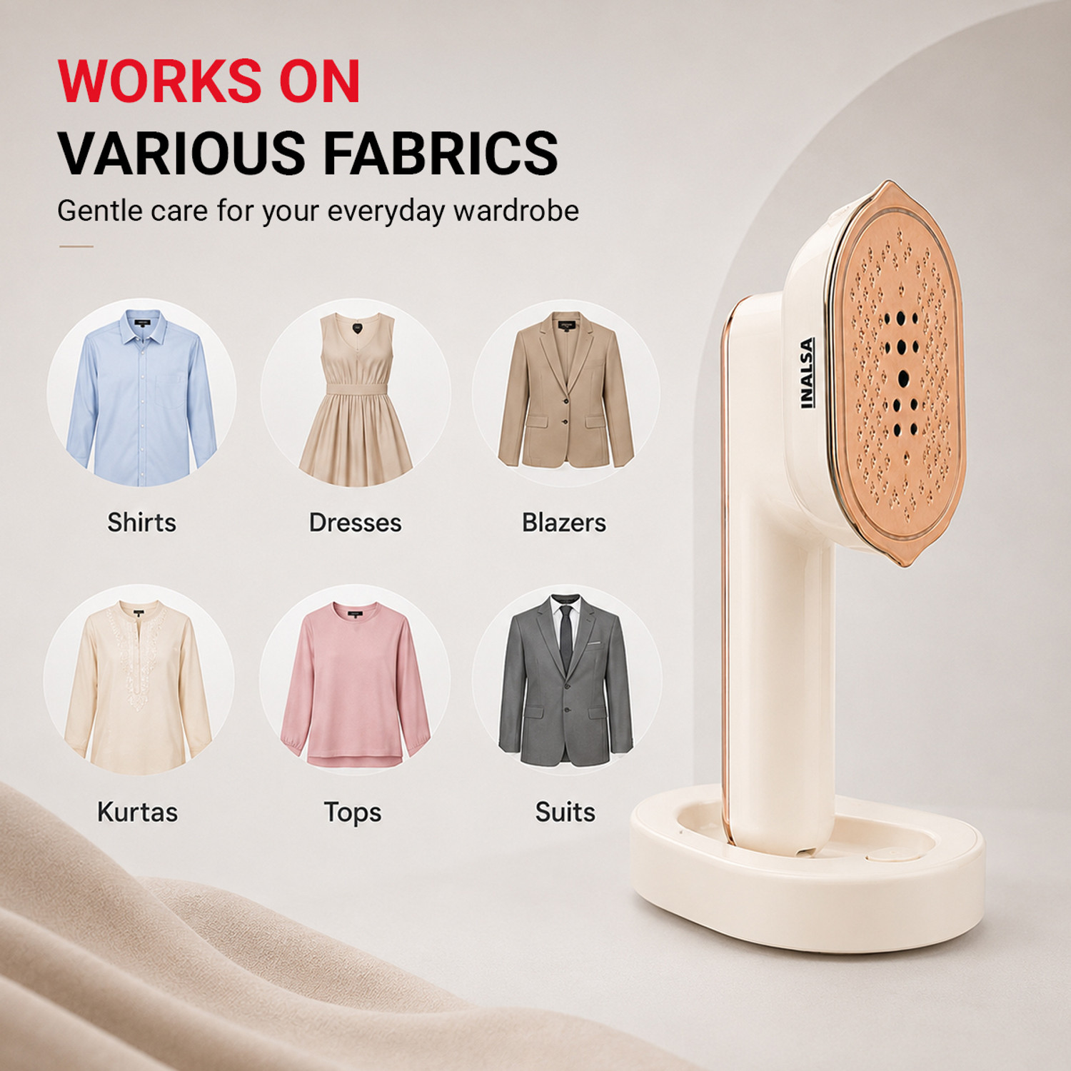 Image of Inalsa Voyager 1200 W Garment Steamer