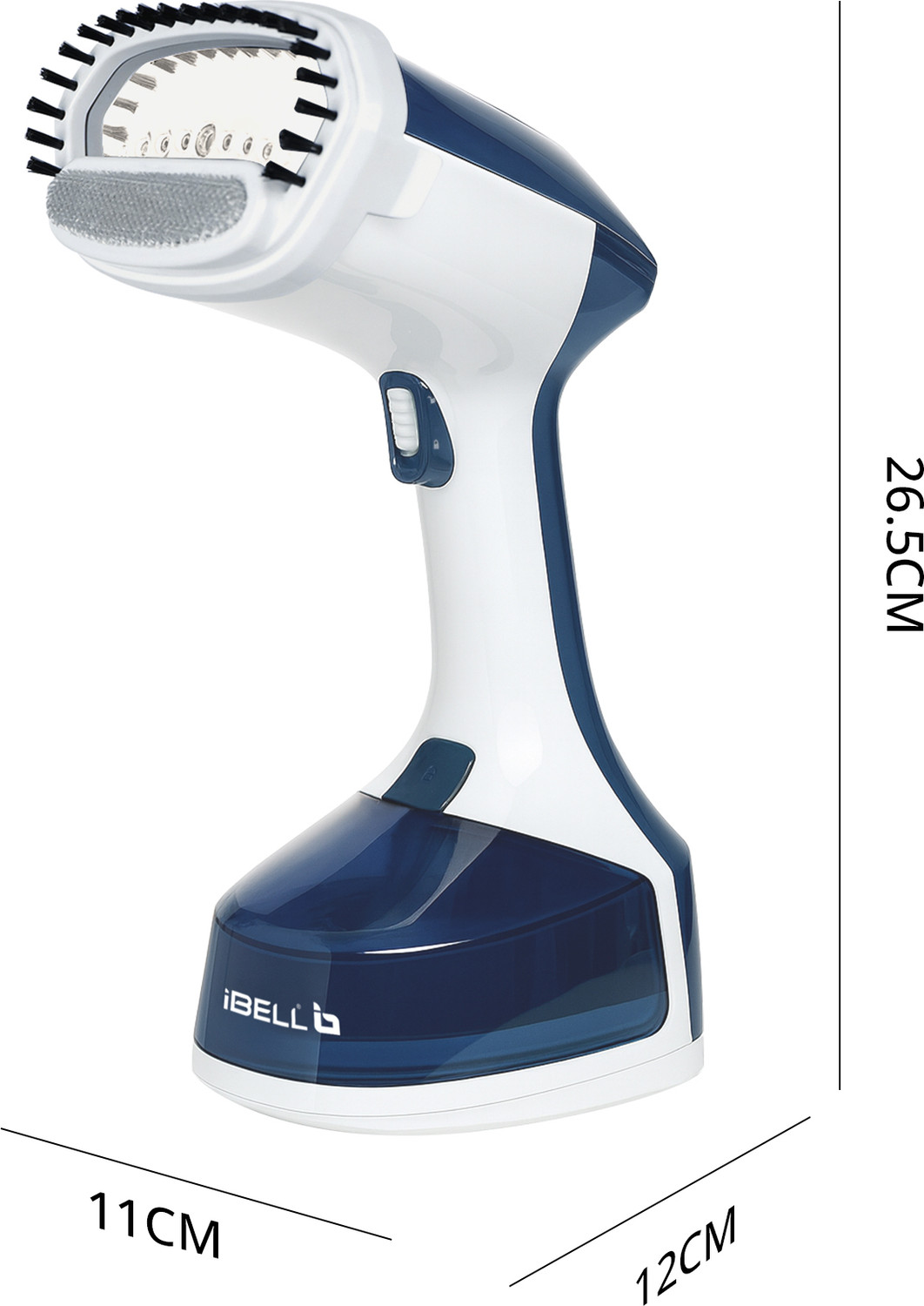Image of iBELL Garment Steamer for Clothes, Handheld Portable Steam Iron, Fast Heat, 260ml Tank 1600 W Garment Steamer