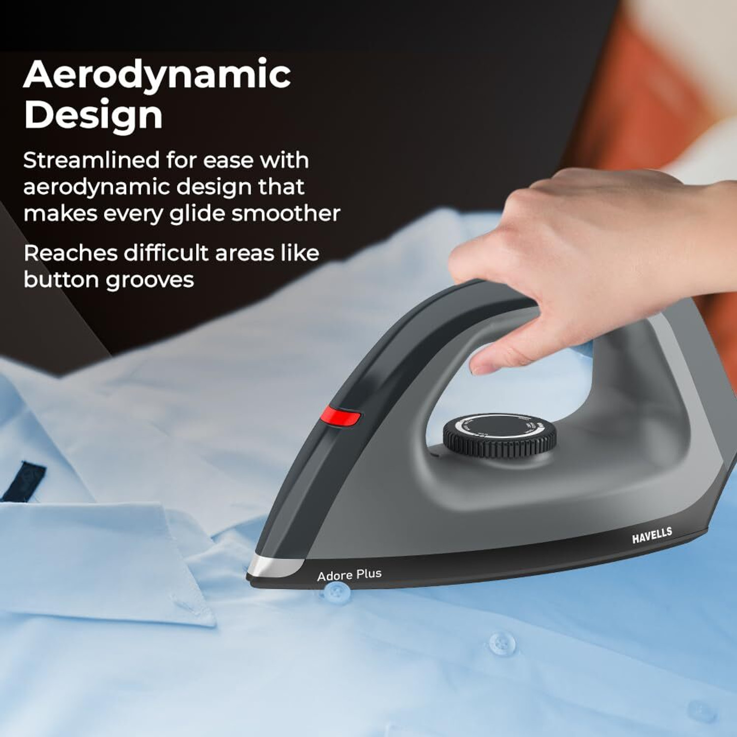 Image of HAVELLS ADORE PLUS 1100 W Dry Iron