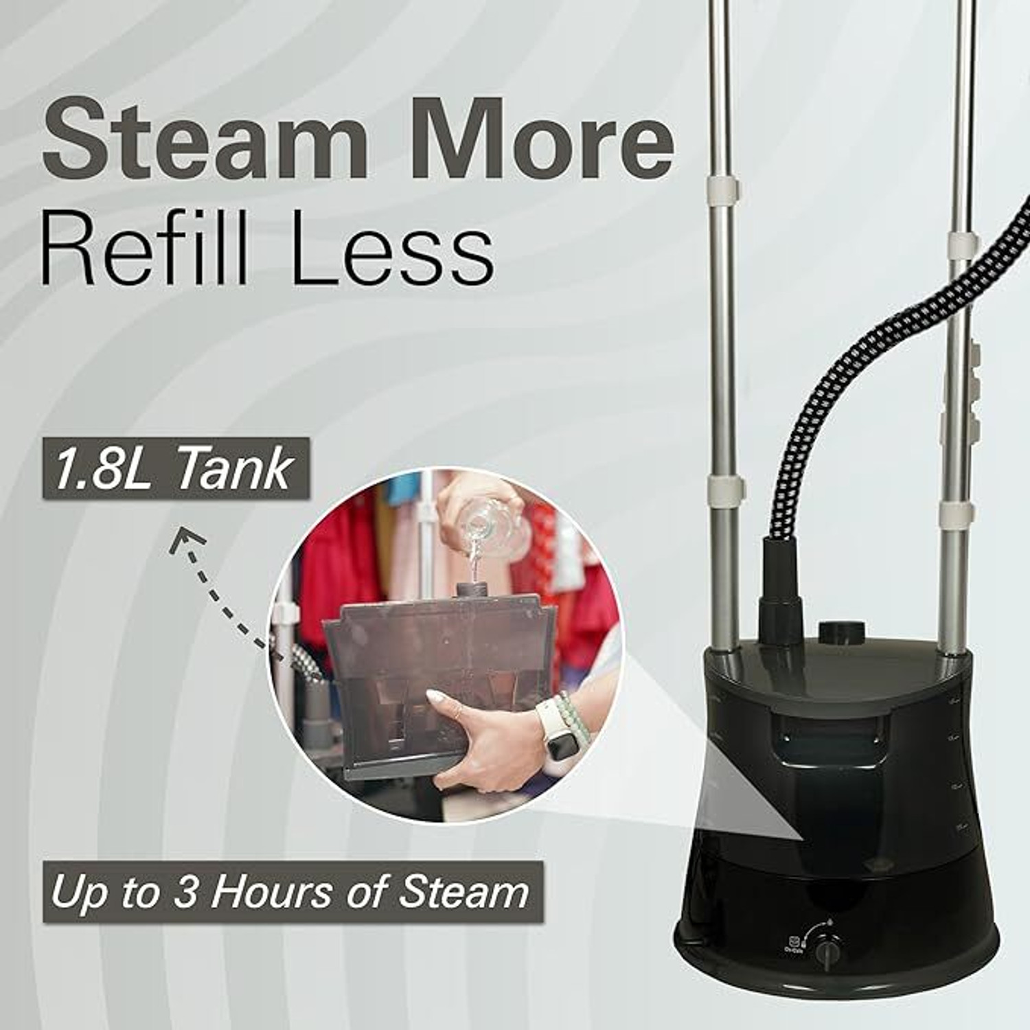 Image of Hamilton Beach HB-12345 2000 W Garment Steamer