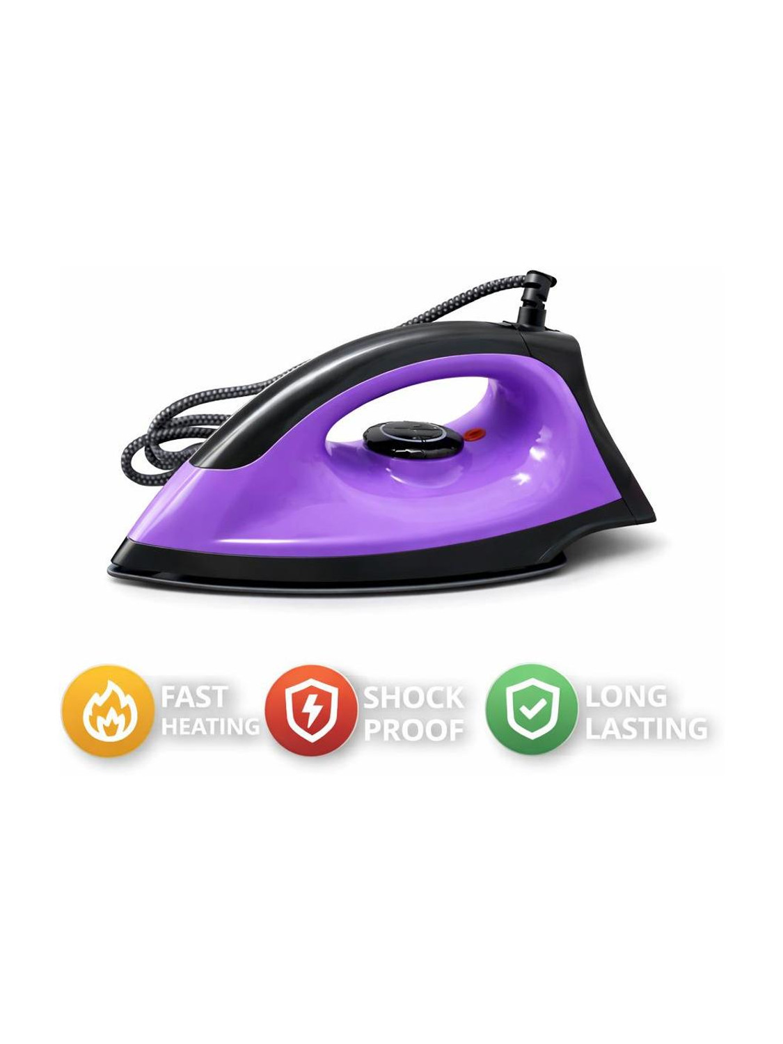 Image of OSLON Heavy Iron Press Purple 1000 W Dry Iron (Purple)