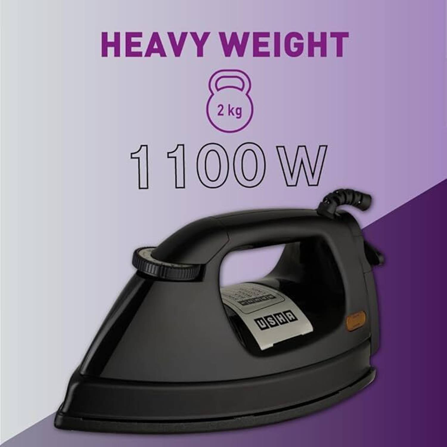 USHA EI 3710 Primora 1100W Dry Iron - Image 3